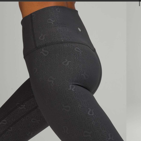Lululemon align leggings yogo emboss size 2 - Picture 2 of 6